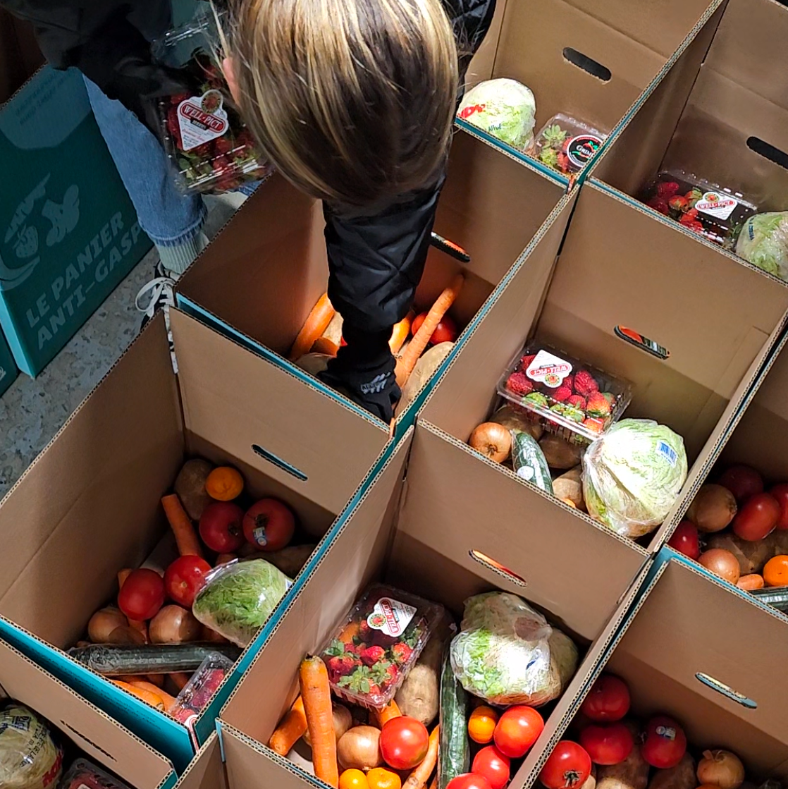 The anti-waste basket