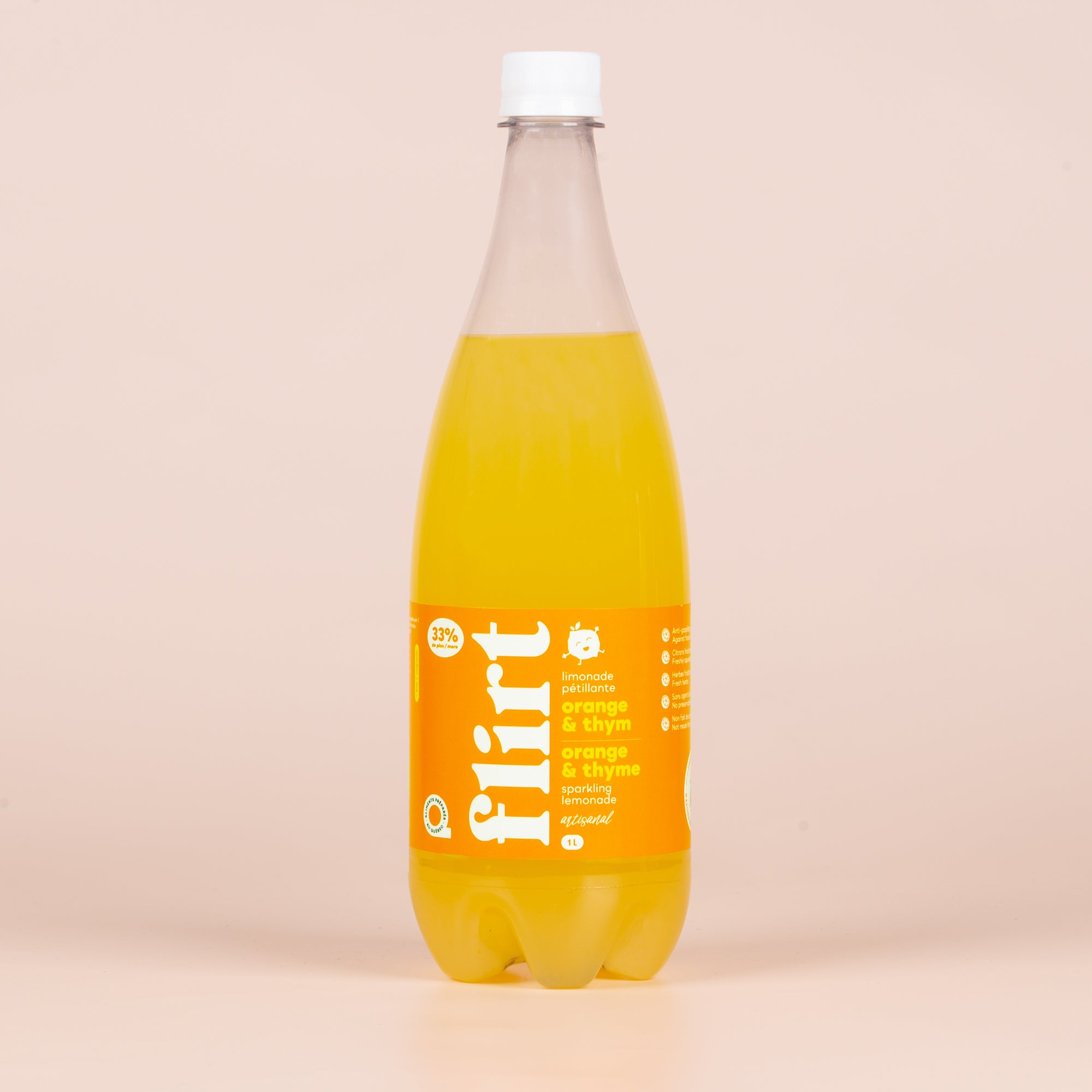boisson gazeuse orange thym flirt drinks format detaillant