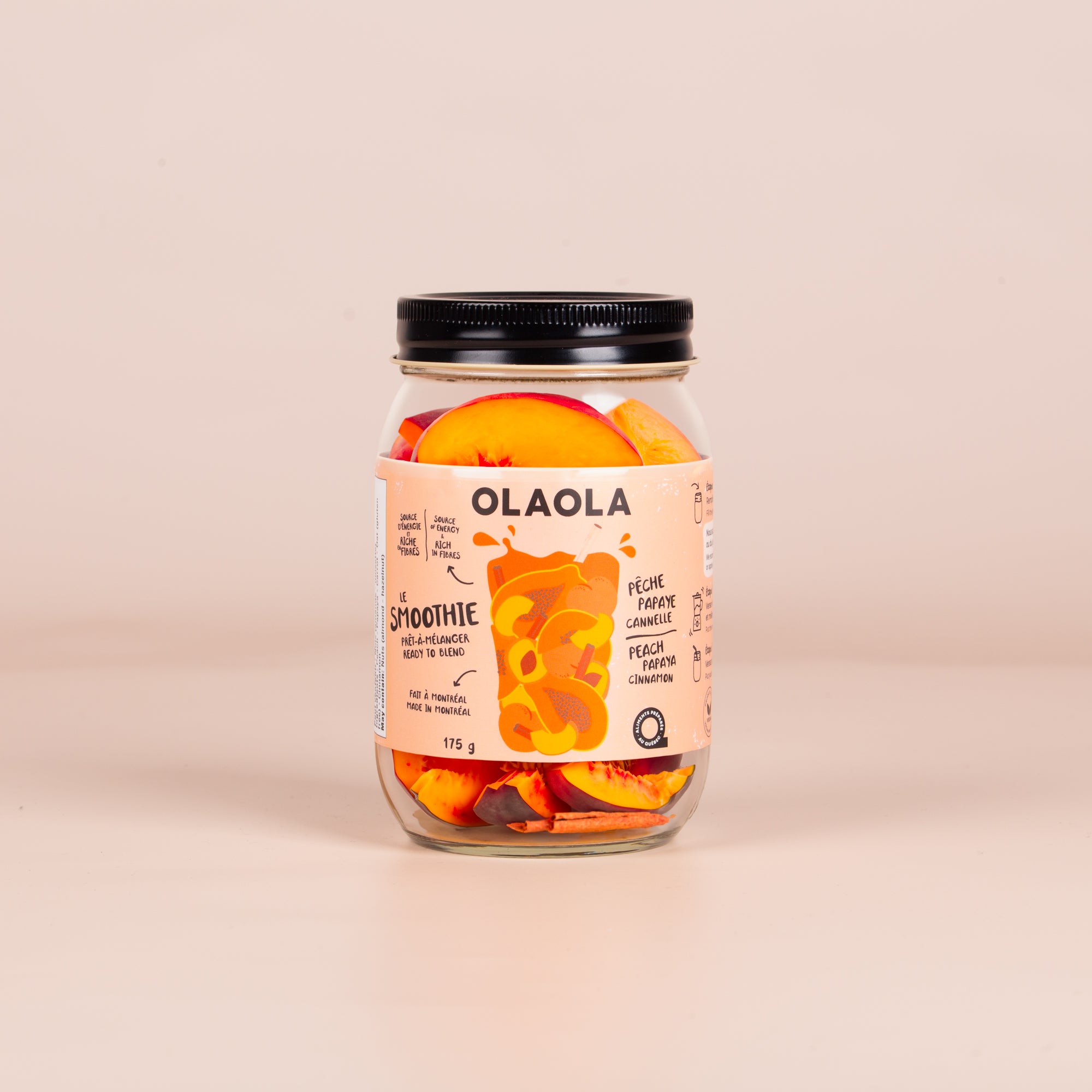 kit smoothie peche papaye cannelle olaola format detaillant