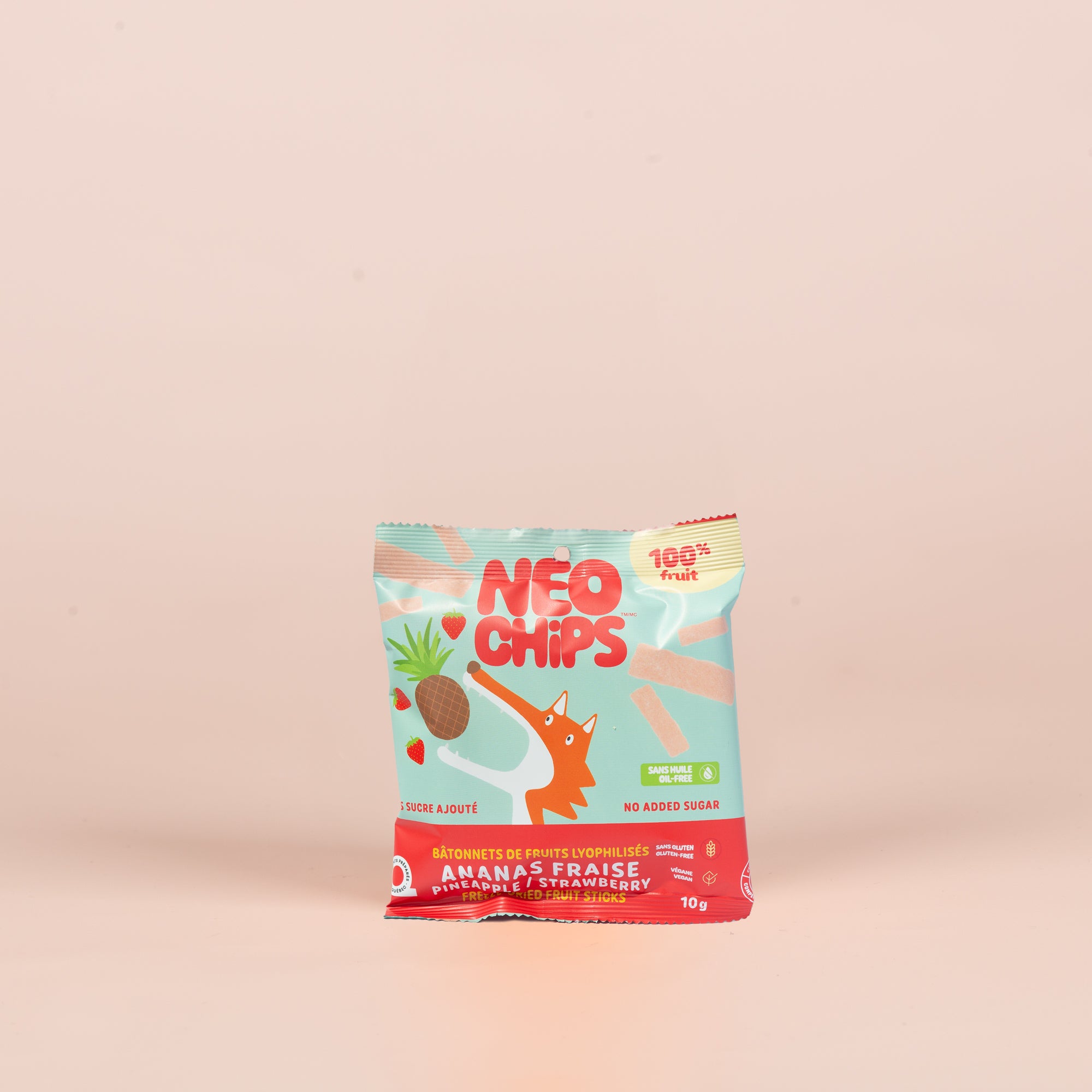 neo chips batonnets ananas fraise