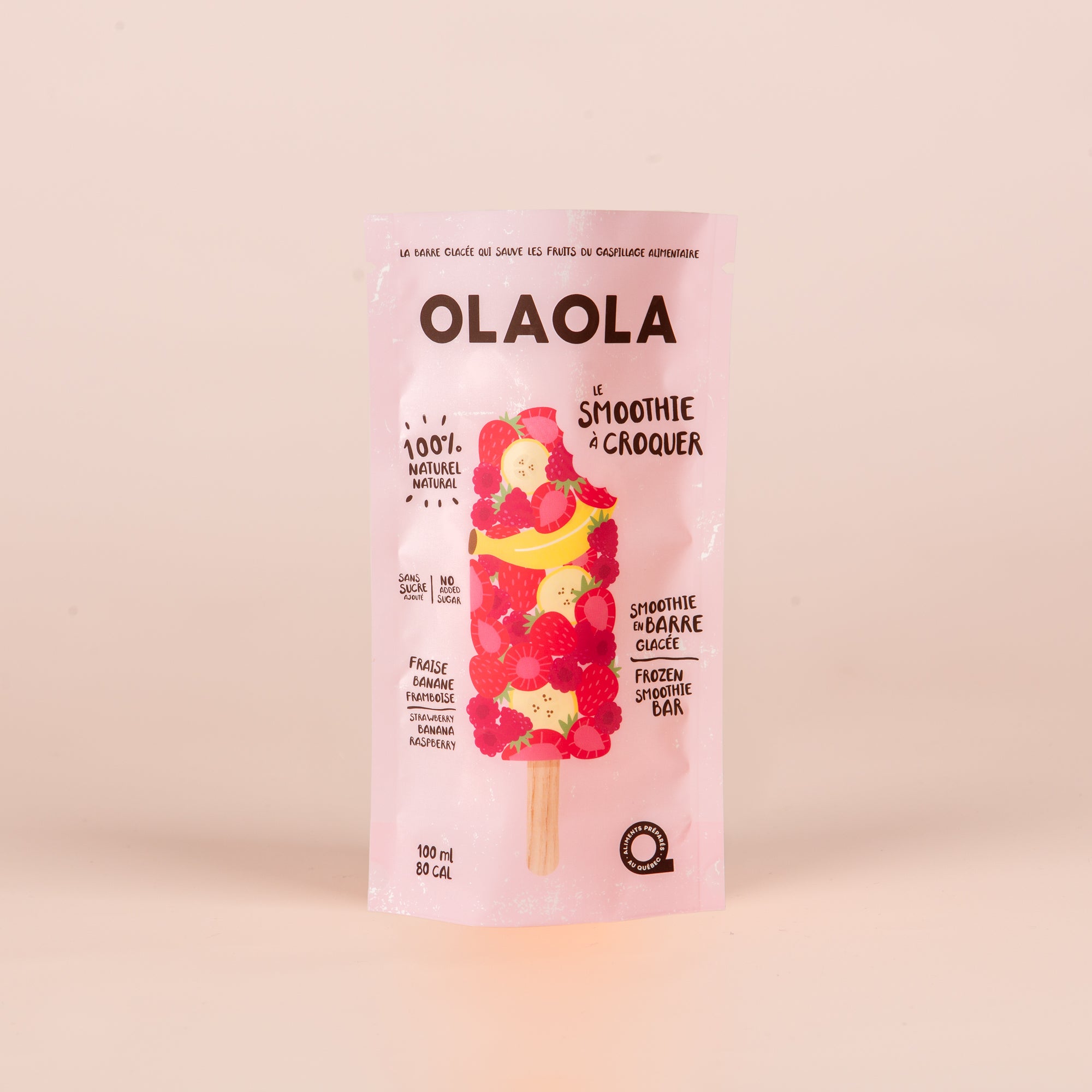 popsicle olaola fraise banane framboise format detaillant