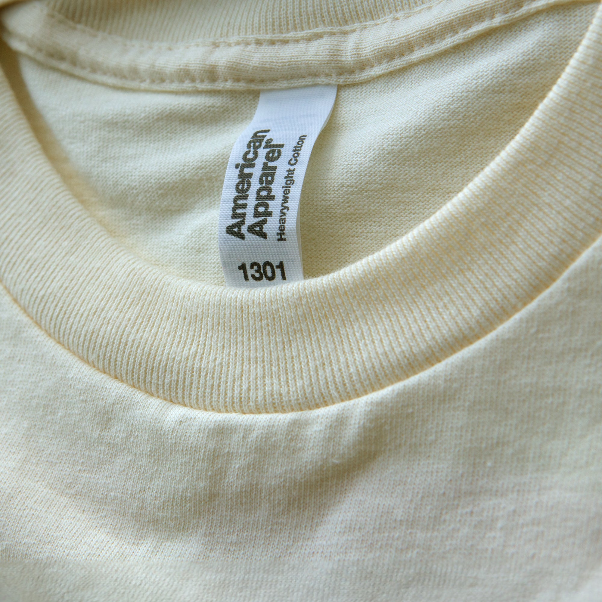 t-shirt manches courtes american apparel coton